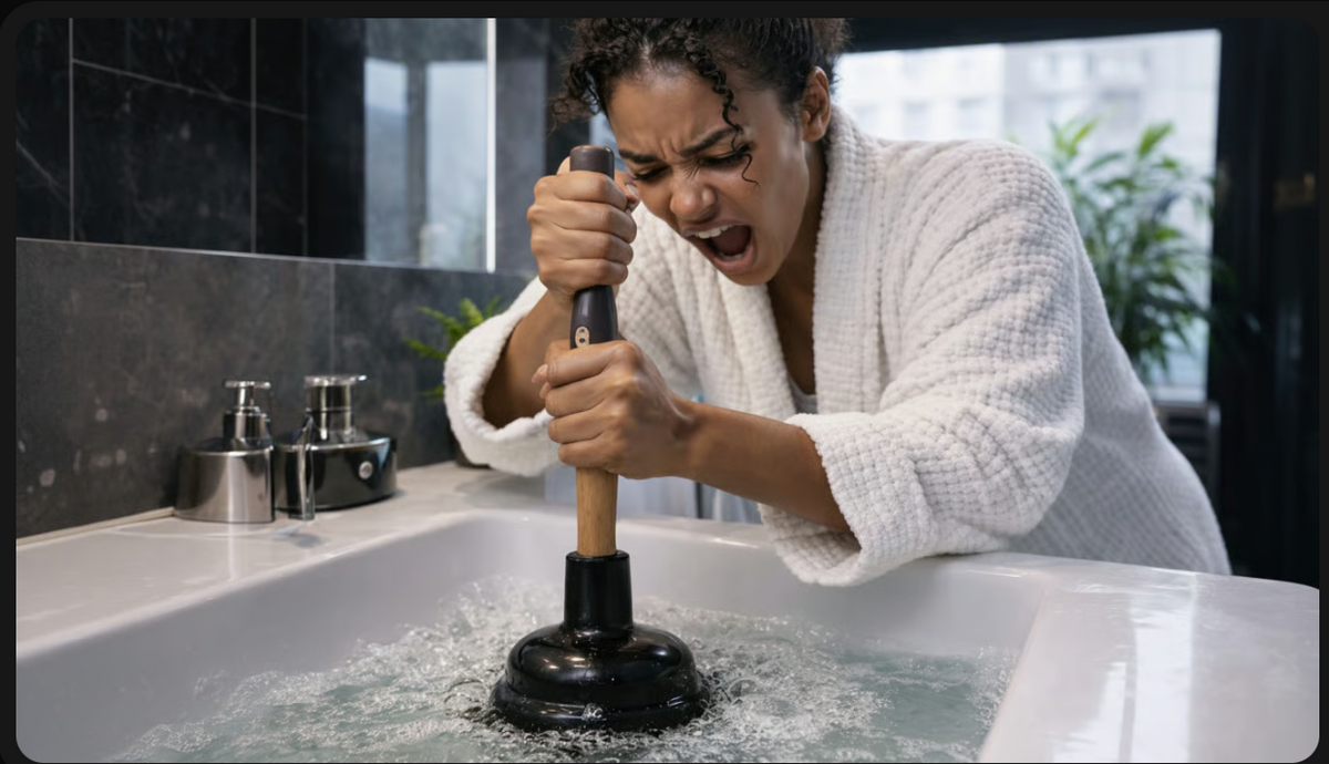 WENN DU AM WASCHBECKEN KÄMPFST