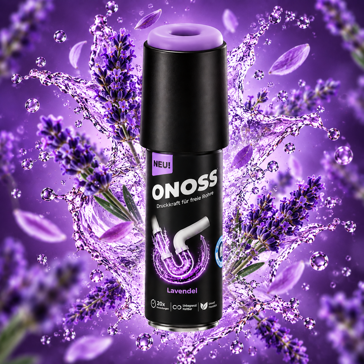 ONOSS Rohrreiniger Lavendel